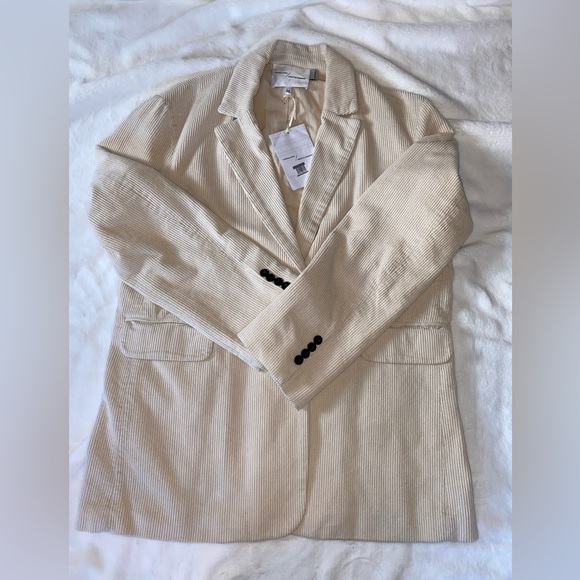 Brigitte Herskind x Vanessa Hong Wilma Corduroy Oversized Blazer/Jacket NWT - Picture 6 of 12